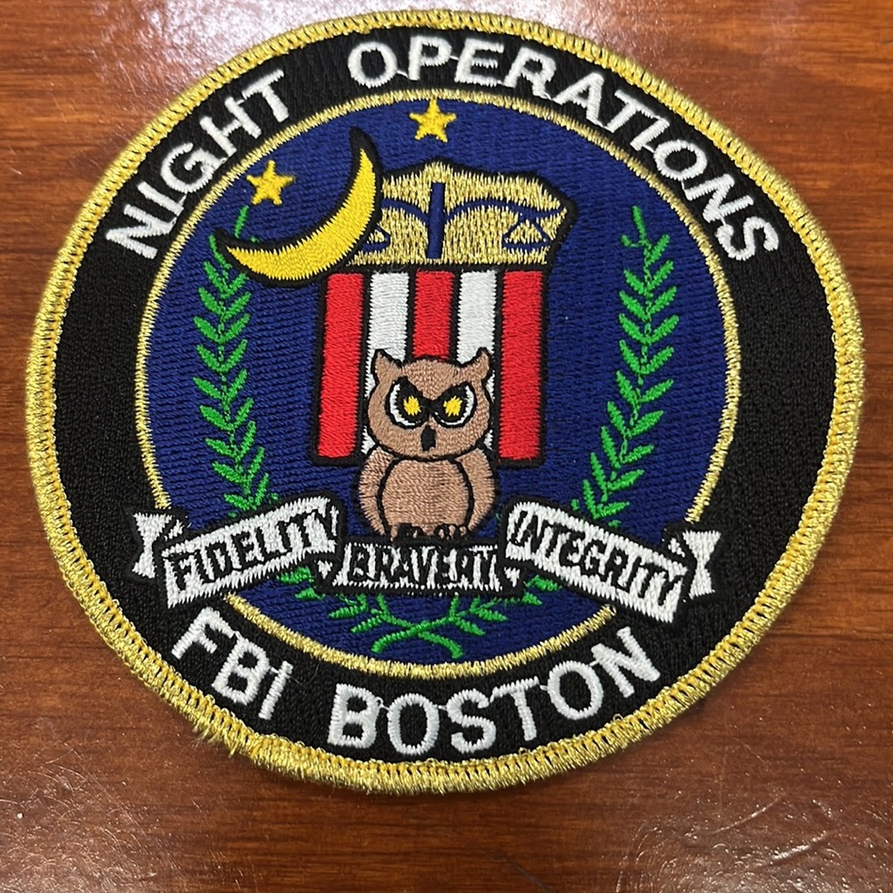 FBI Patch Police Boston